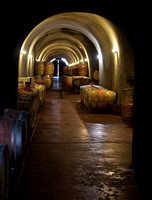 Dunn Winery Barrel Room