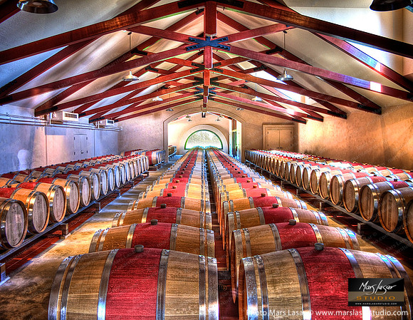 Groth Barrel Room