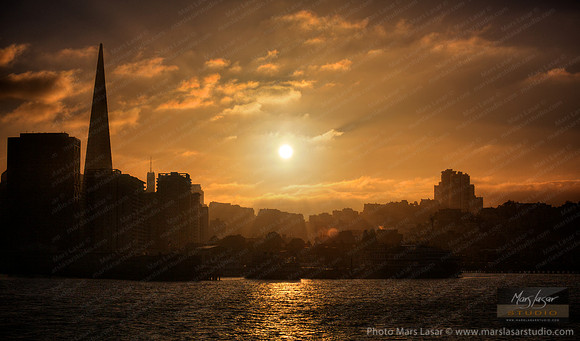 San Francisco Sunset Skyline