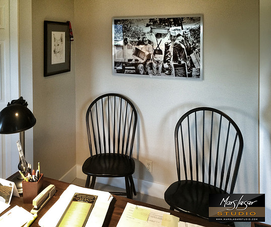 Office_install_ 24x36" metal print