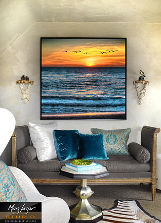Pelican Sunset_livingroom