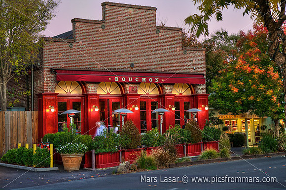 Yountville Restaurant Twilight