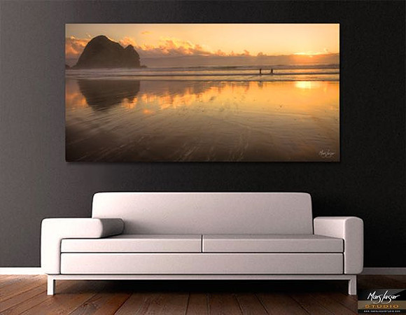 Piha Sunset print_mars lasar ©
