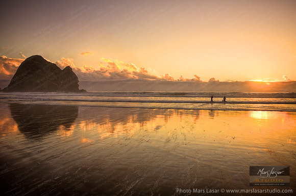 Piha Beach Reflections