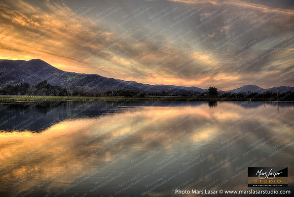 Mondavi Reservoir Dusk