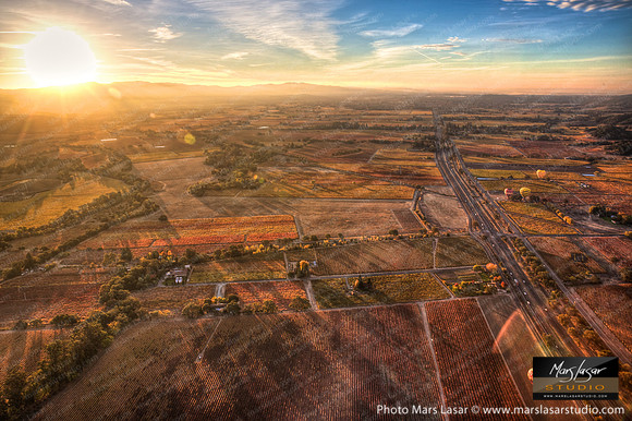 Napa Valley Aloft Sunrise