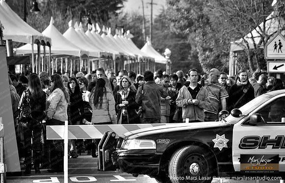 Festivel Of Light b&w 1